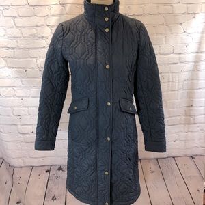 Lands End dark blue light puffer